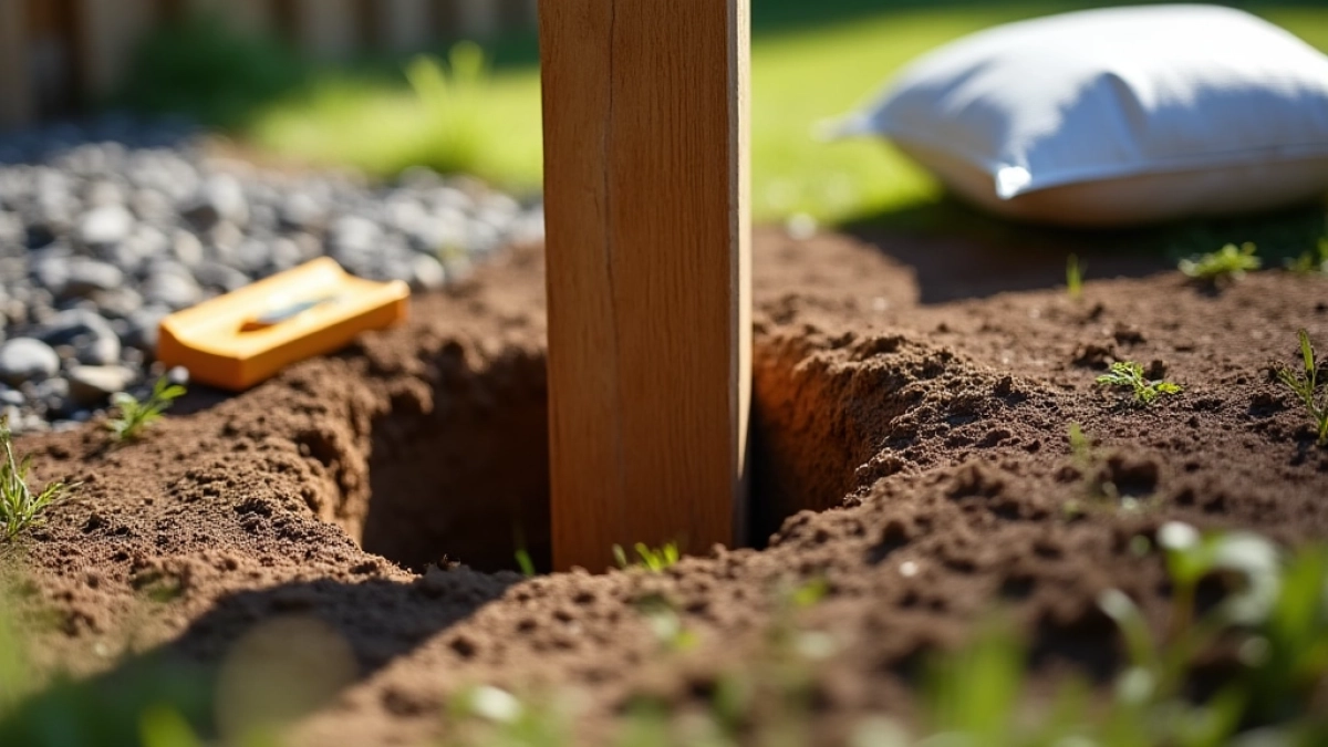 Cena wkopania słupka