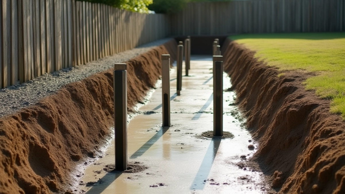 Czy zalewać słupki betonem w środku