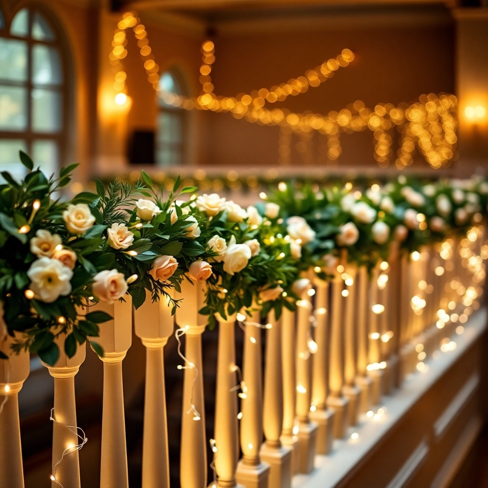 Dekoracja Poręczy Na Wesele