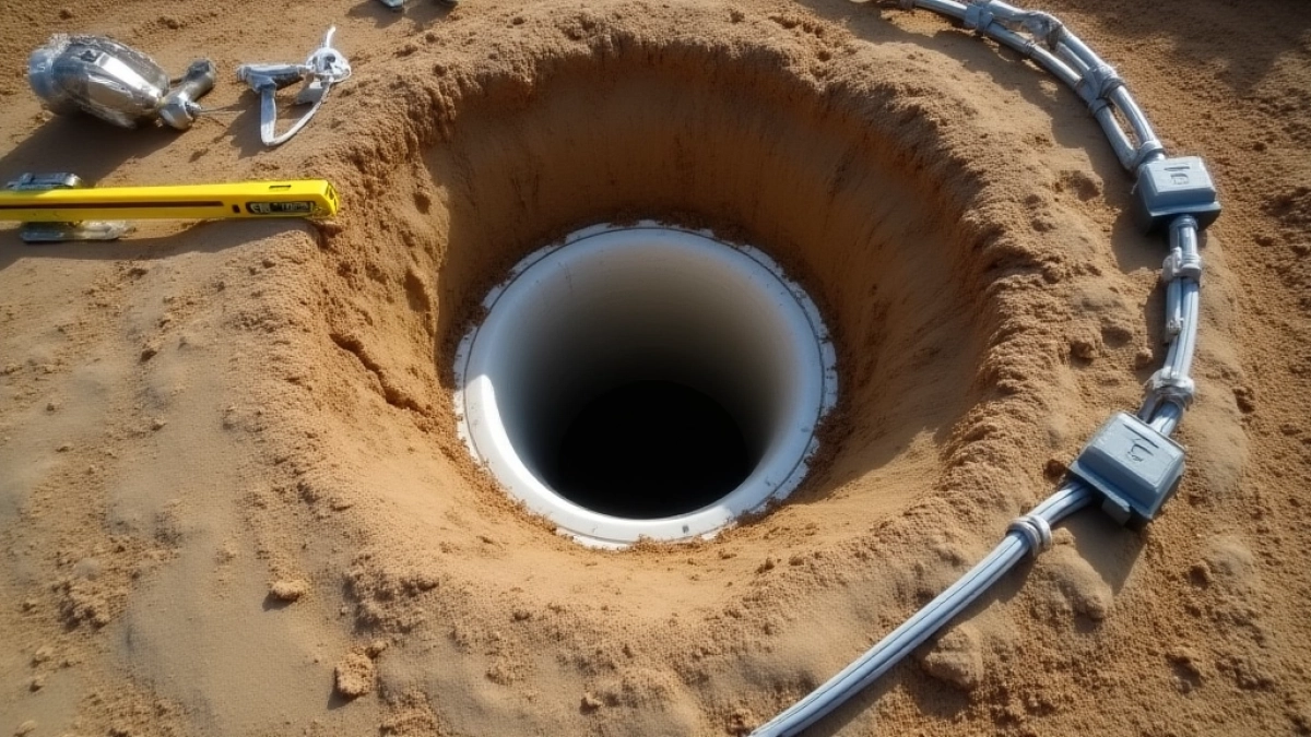 Jaka średnica dołków pod słupki betonowe