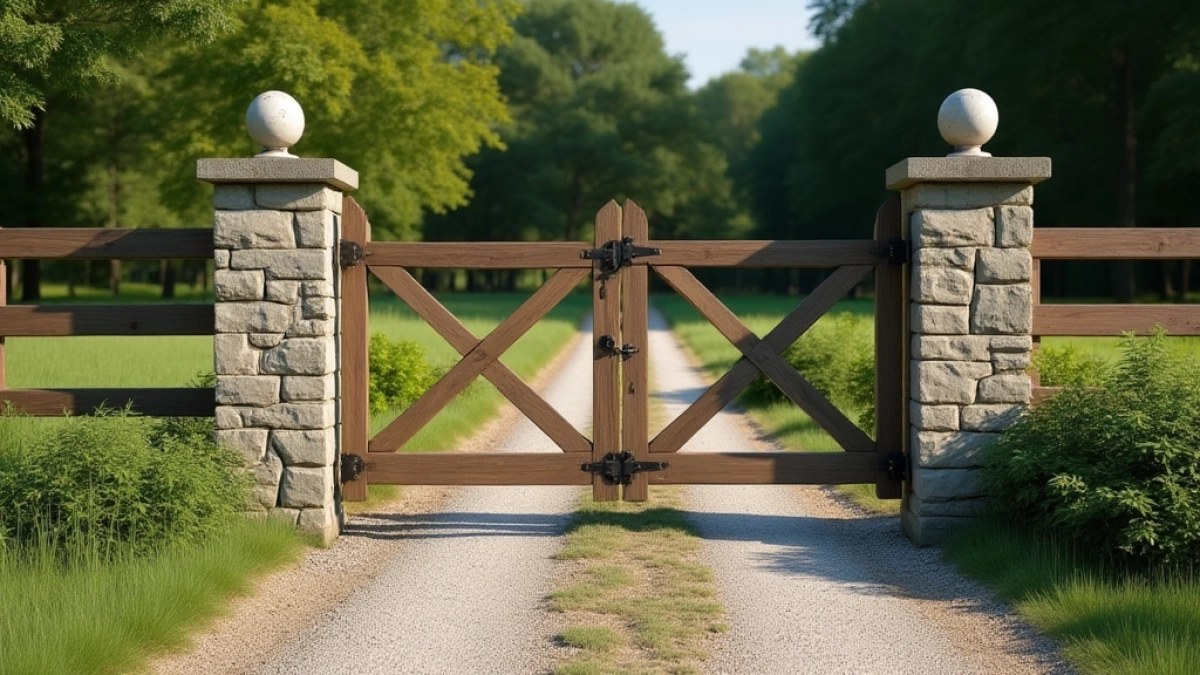 Jakie słupki do bramy dwuskrzydłowej