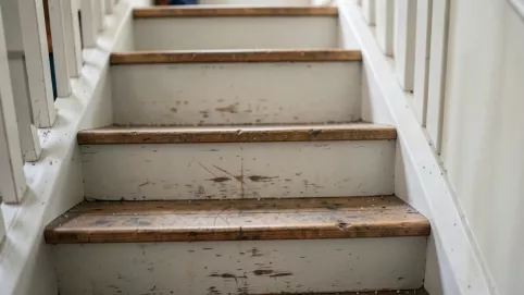 Czym pomalować schody drewniane