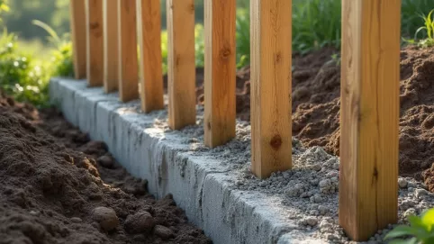 Czym zalewać słupki ogrodzeniowe