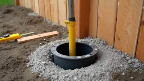 Jaka średnica otworu pod słupki ogrodzeniowe