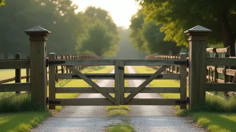 Jakie rozstaw słupki do bramy dwuskrzydłowej