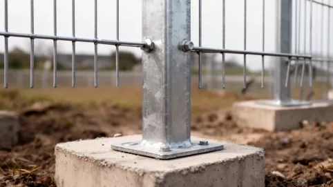 Słupki do ogrodzenia panelowego